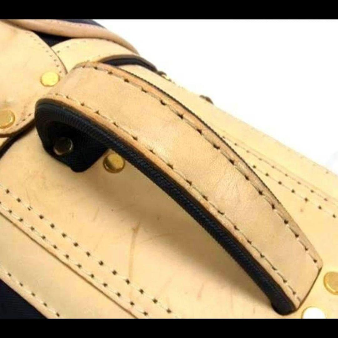 【希少】クリスチャンディオール キャディバッグ ネイビー レザー 肩掛け ゴルフ