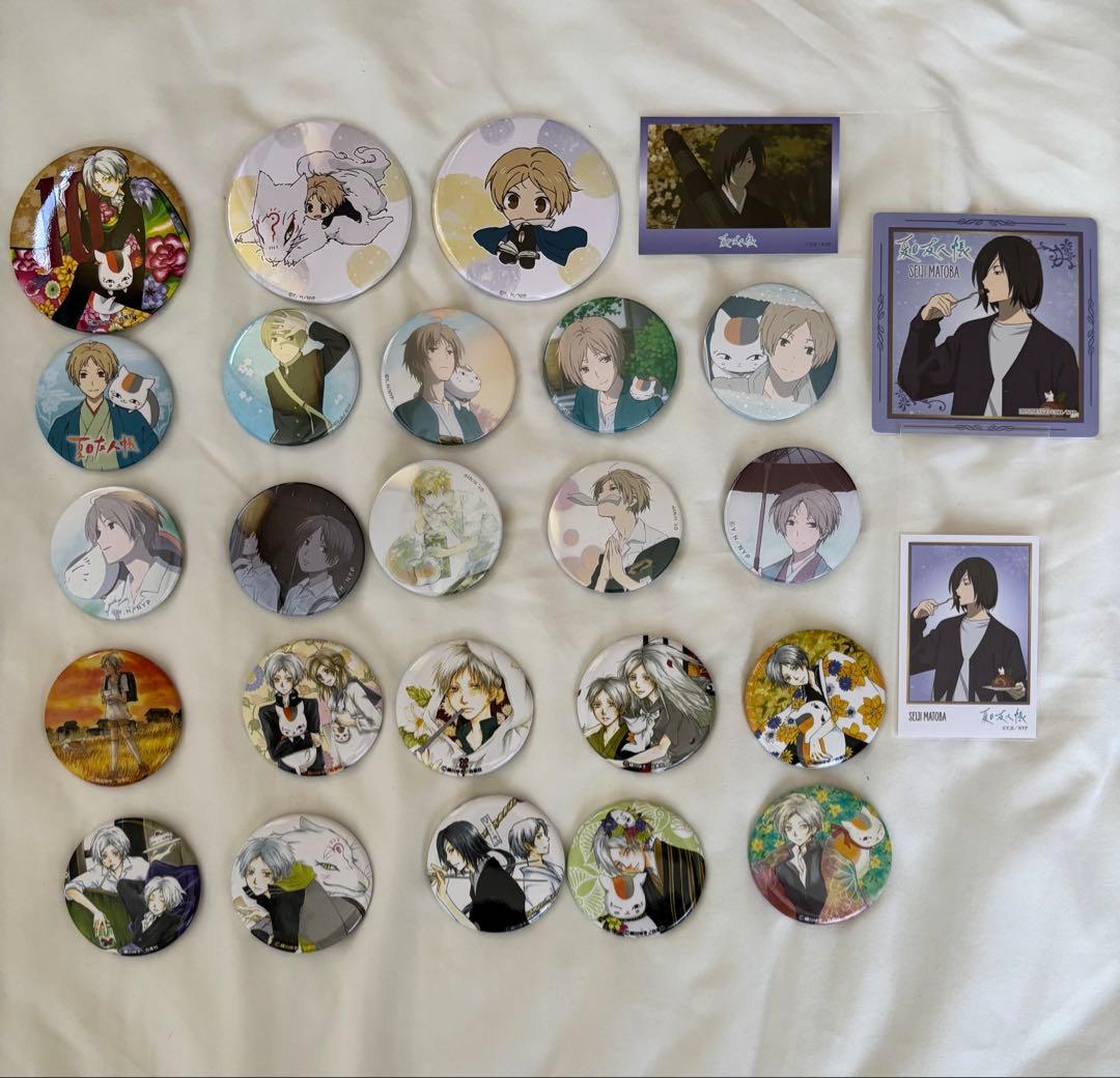 【8/17まで値下げ】夏目友人帳　缶バッジなど　67点