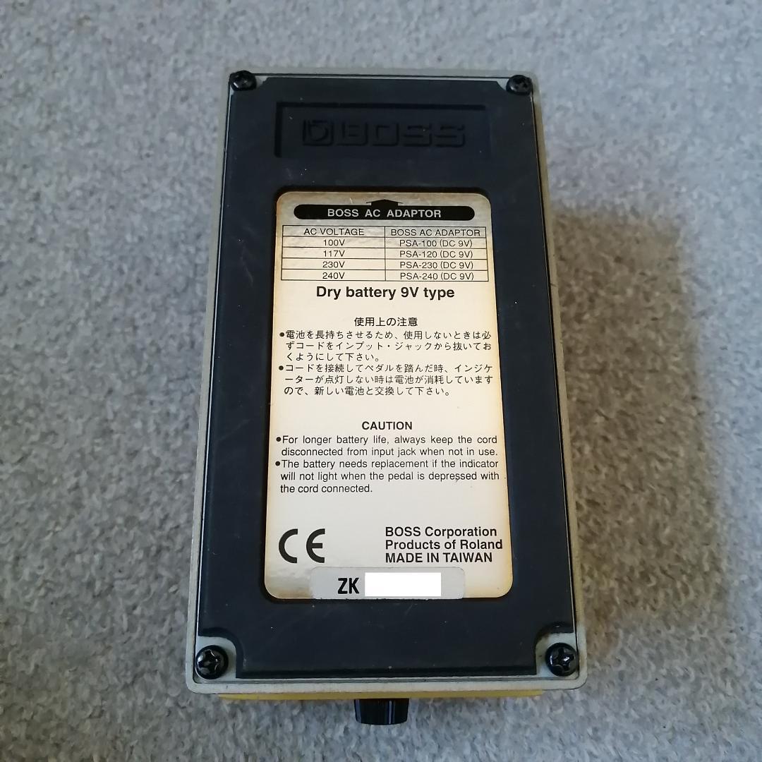 Boss OD-3 ZKシリアル 1997年9月製造 初年度