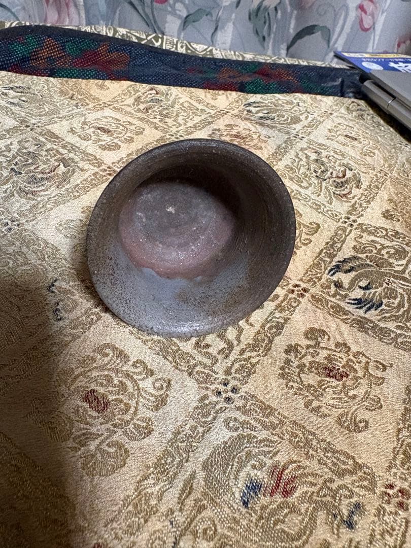 北大路魯山人　人気の備前ぐい呑み　共箱