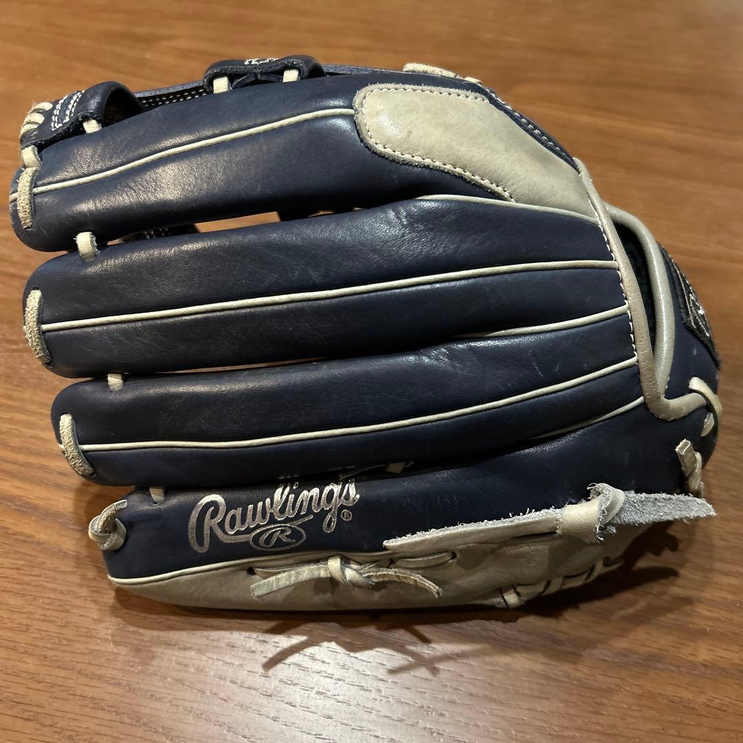 Rawlings 軟式　グローブ ネイビー/ベージュ