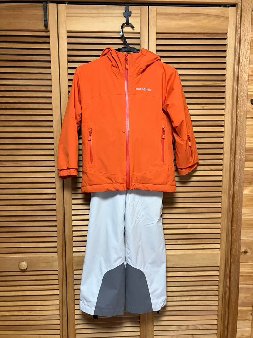 値下げモンベルスキーウェアセット 130 パウダーステップ