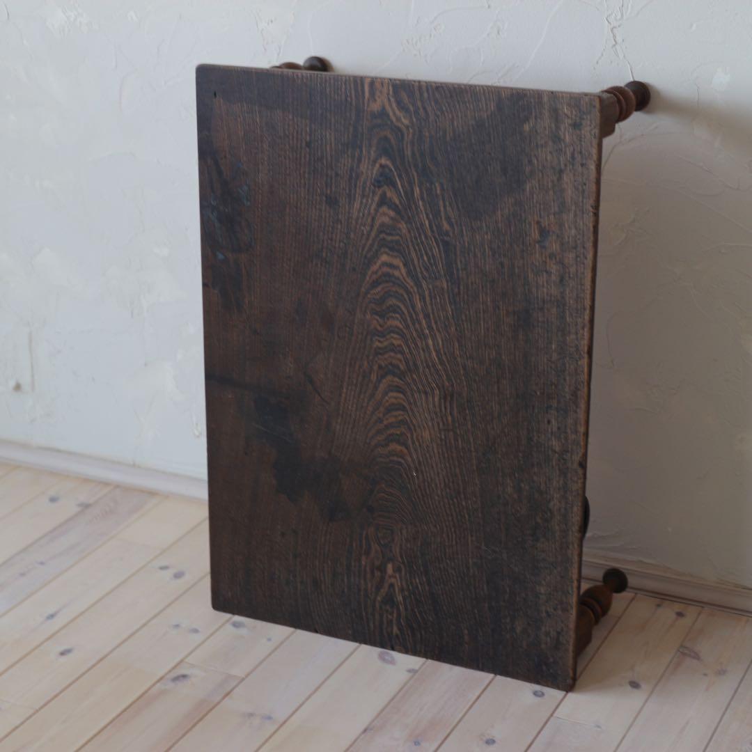 文机　ろくろ脚（抽斗2杯付き)