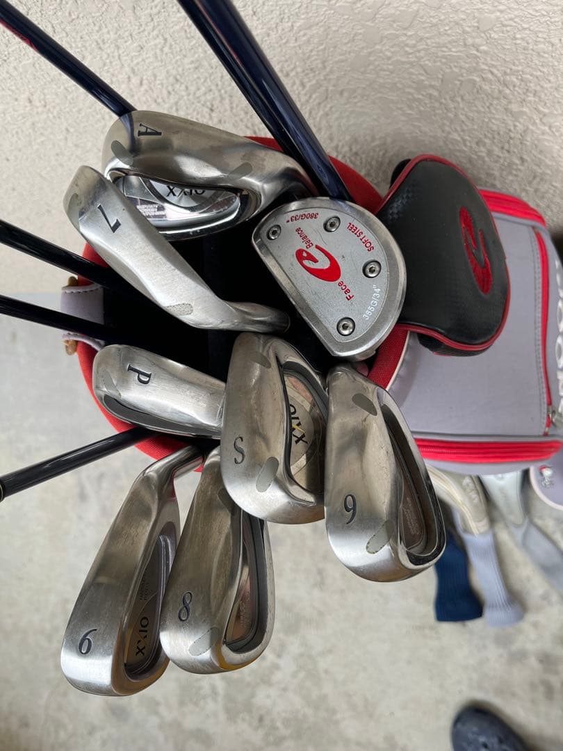 レディース！豪華XXIO等女性用ゴルフセット+稀少スヌーピキャディバッグ