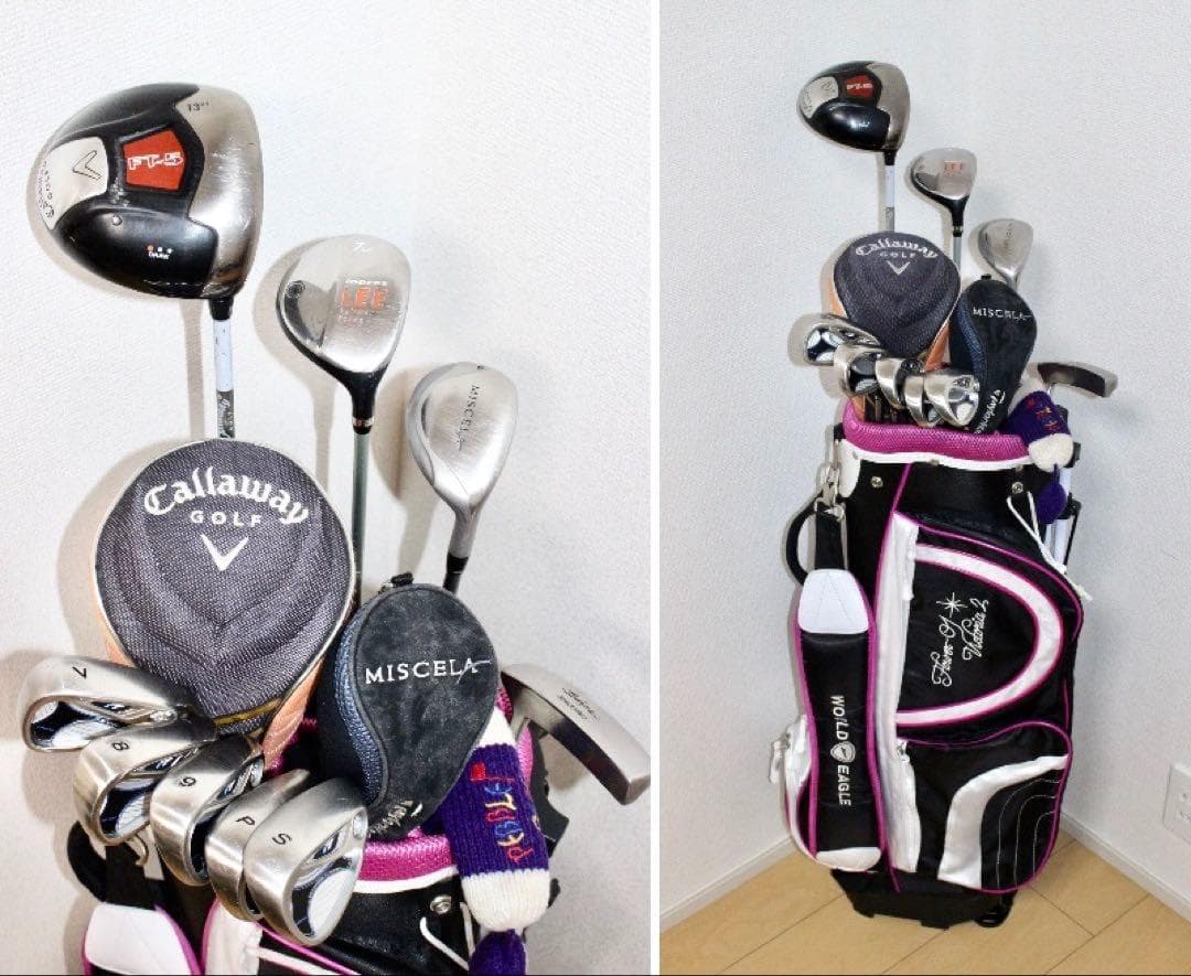 レディース用❗️キャロウェイ.ヤマハ.テーラーメイド等 ゴルフクラブ セット❗️