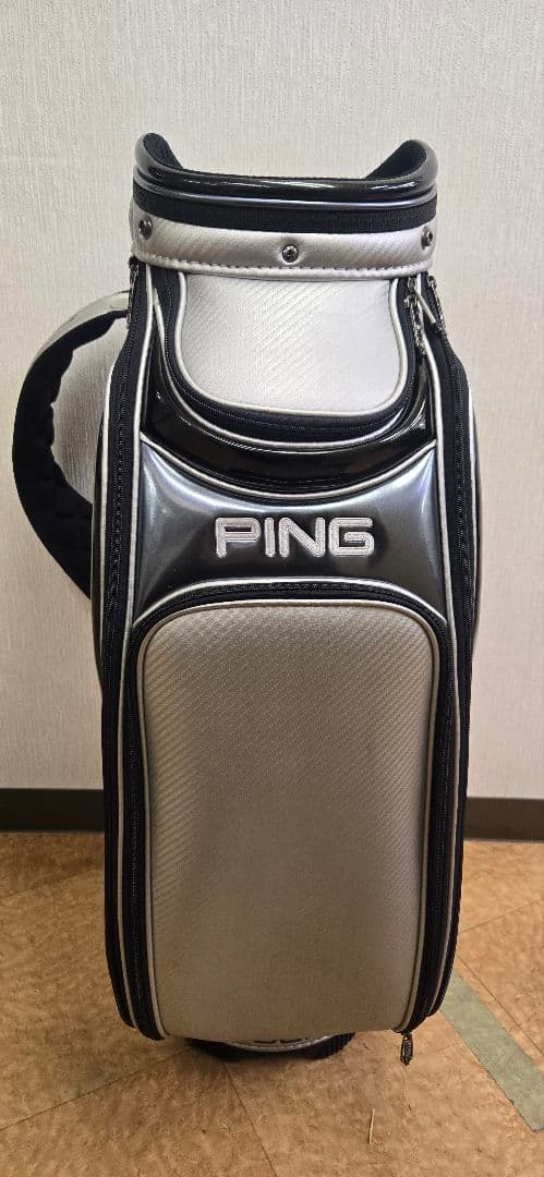 PING KARTEN キャディバッグ シルバー/ブラック