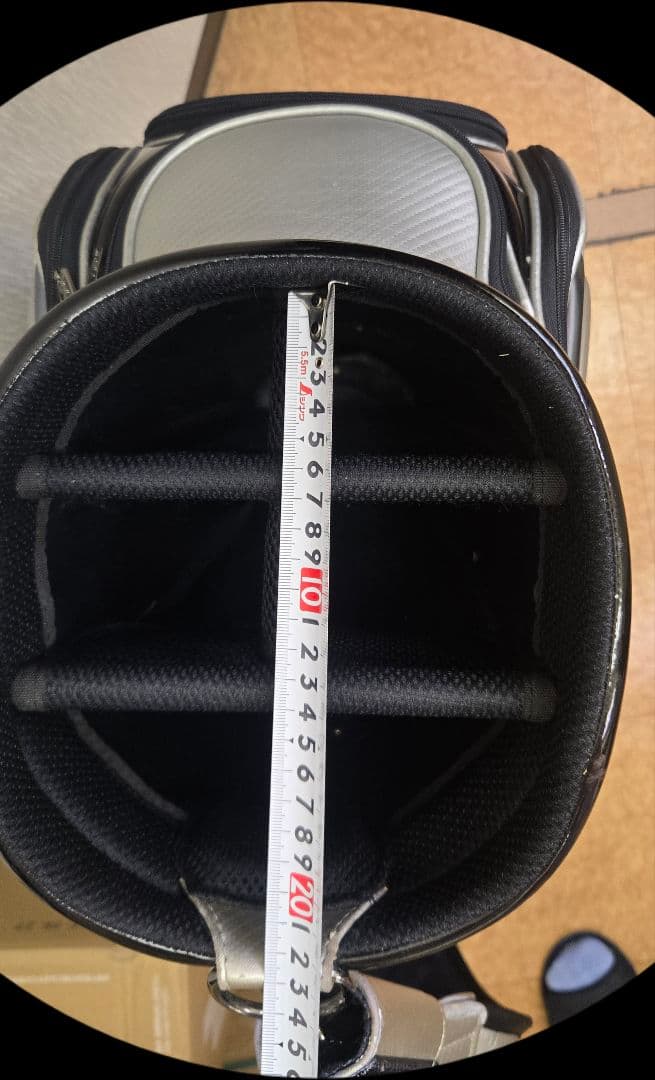 PING KARTEN キャディバッグ シルバー/ブラック