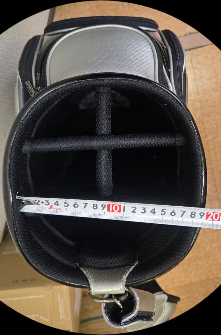 PING KARTEN キャディバッグ シルバー/ブラック