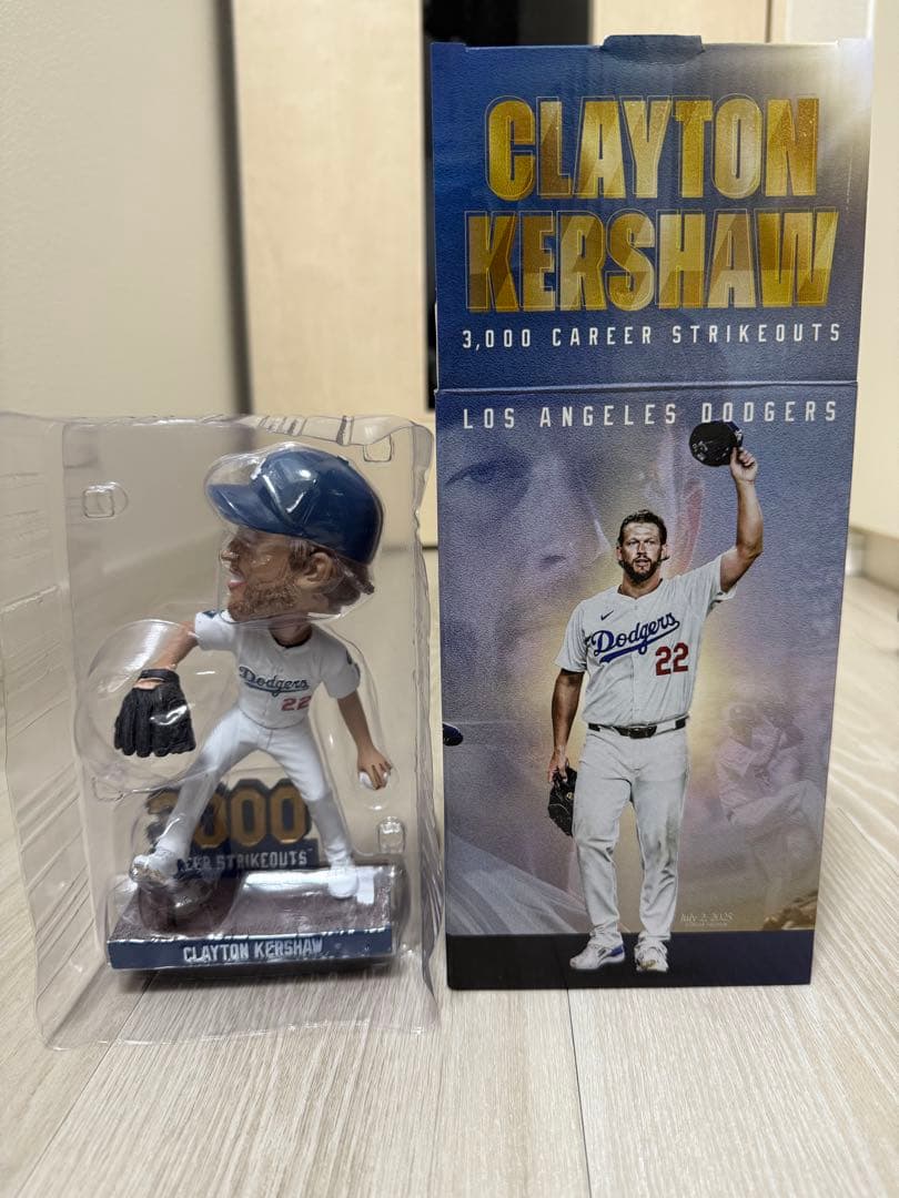 クレイトン・カーショー 3000奪三振 ボブルヘッド