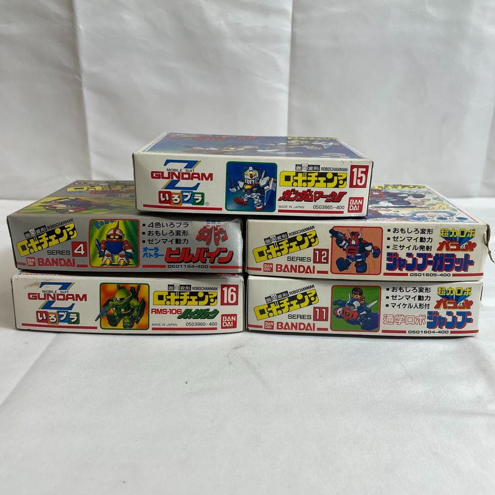 ◆ロボチェンマン 面白変形 Zガンダム プラモデル まとめ売り　08136