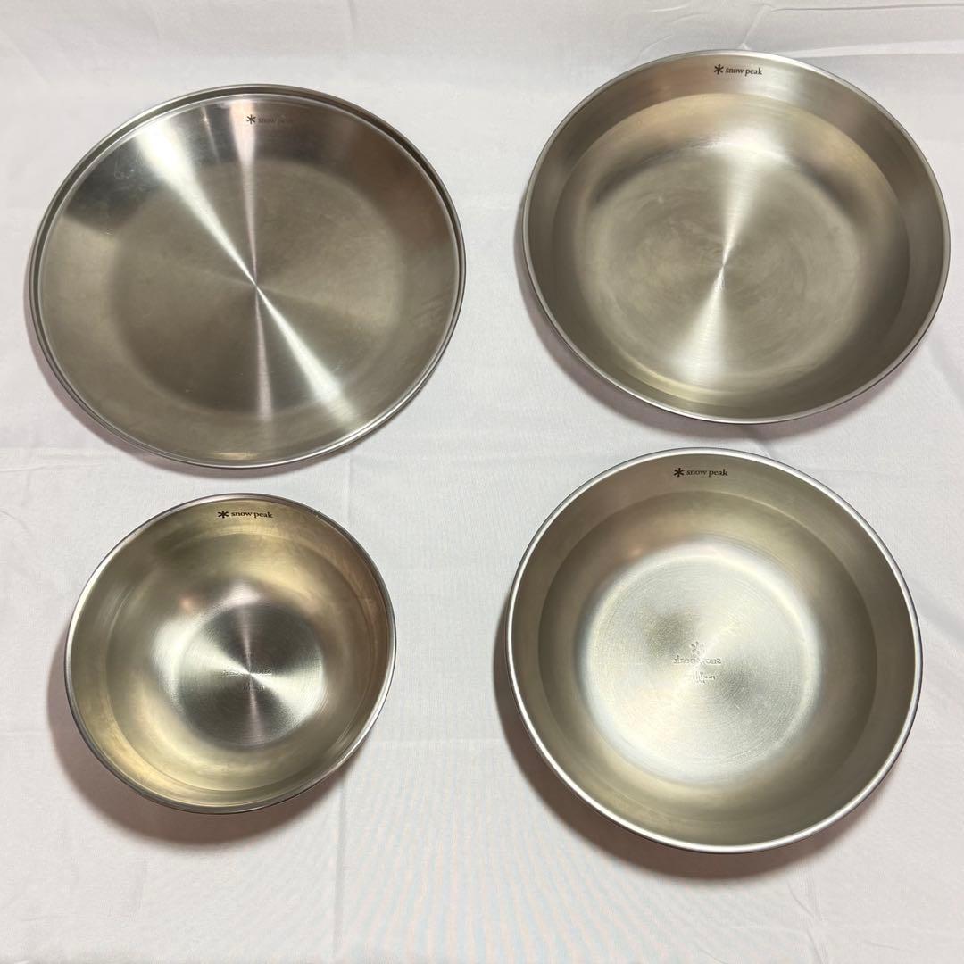  PEAKスノーピーク テーブルウェア4点セット4人分