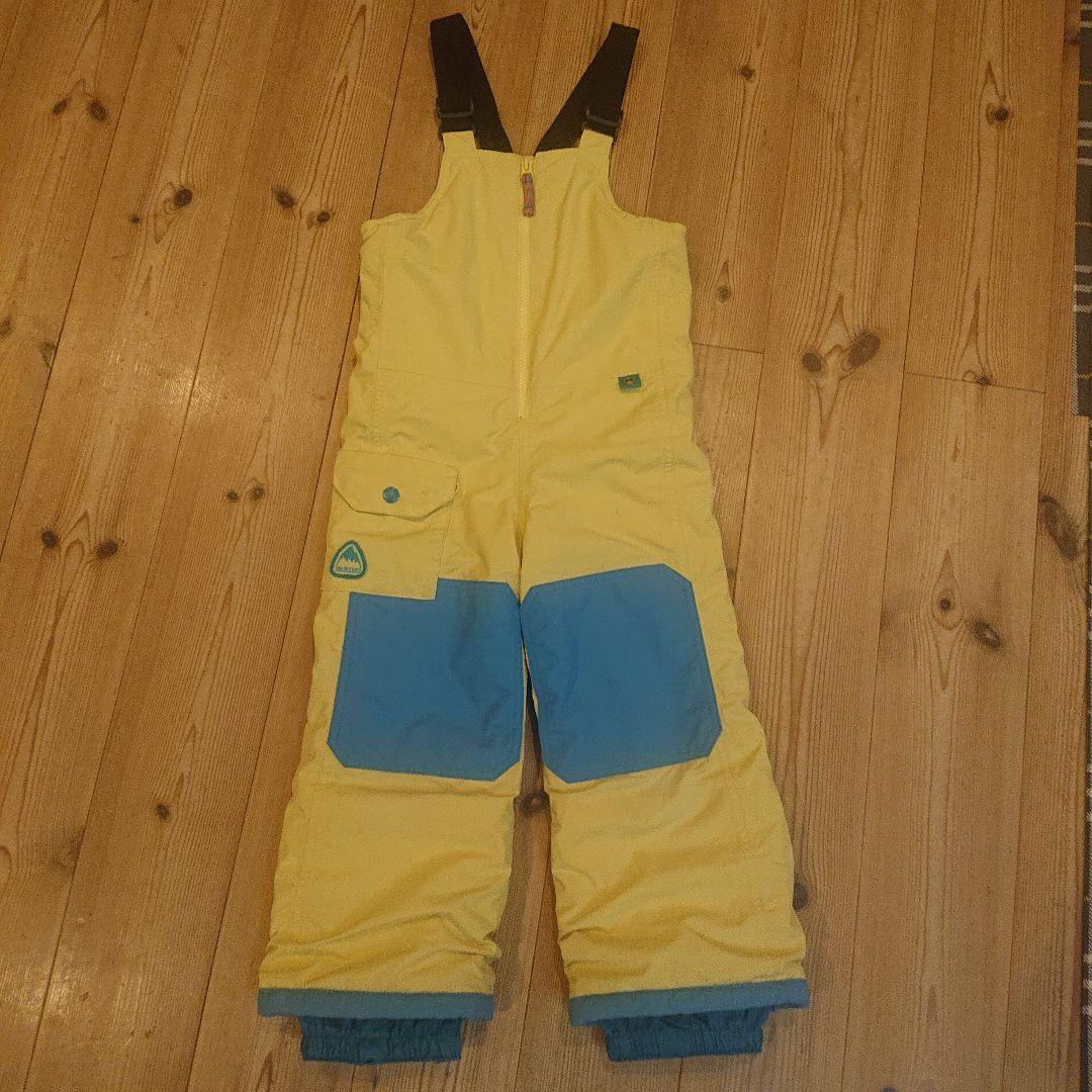 BURTONスノーボードウェアキッズ用 ジャケットとオーバーオールセット