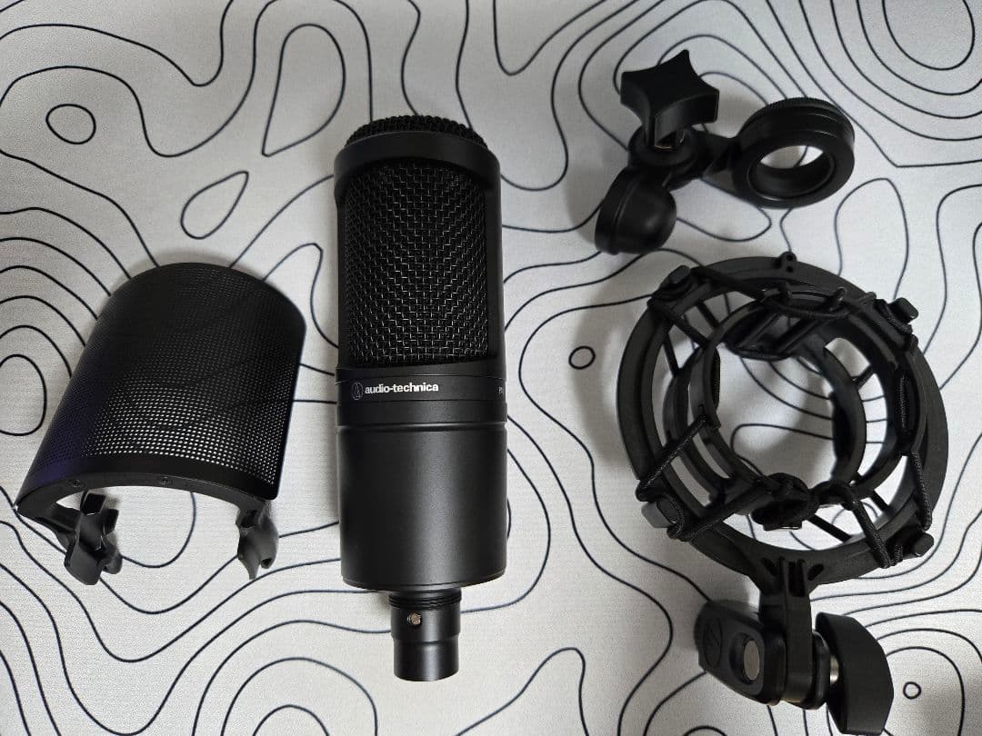 オーディオテクニカ AT2020 コンデンサーマイク セット