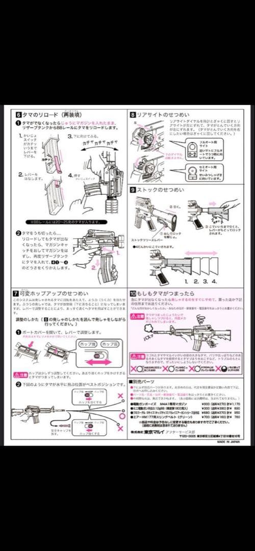 美品　東京マルイ カスタム品　M4A1 電動ガン　ボーイズ　金属ピニオンギア