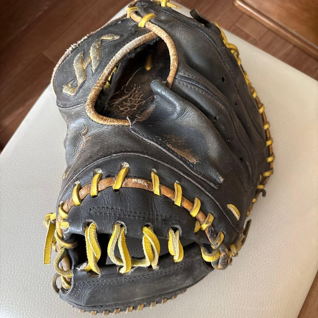 黒 レザー 硬式野球グローブ