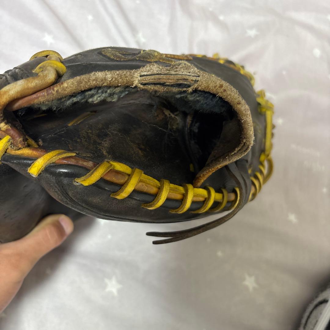 黒 レザー 硬式野球グローブ