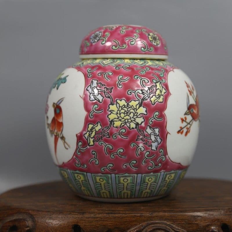 中国景徳鎮　振出　小壺　茶壺　茶入　棗　紅茶　ティー