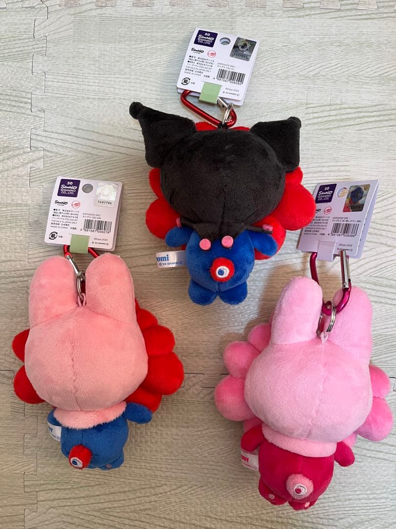 サンリオミャクミャクなりきりぬいぐるみ赤青BCクロミ×マイメロ・推しBCマイメロ