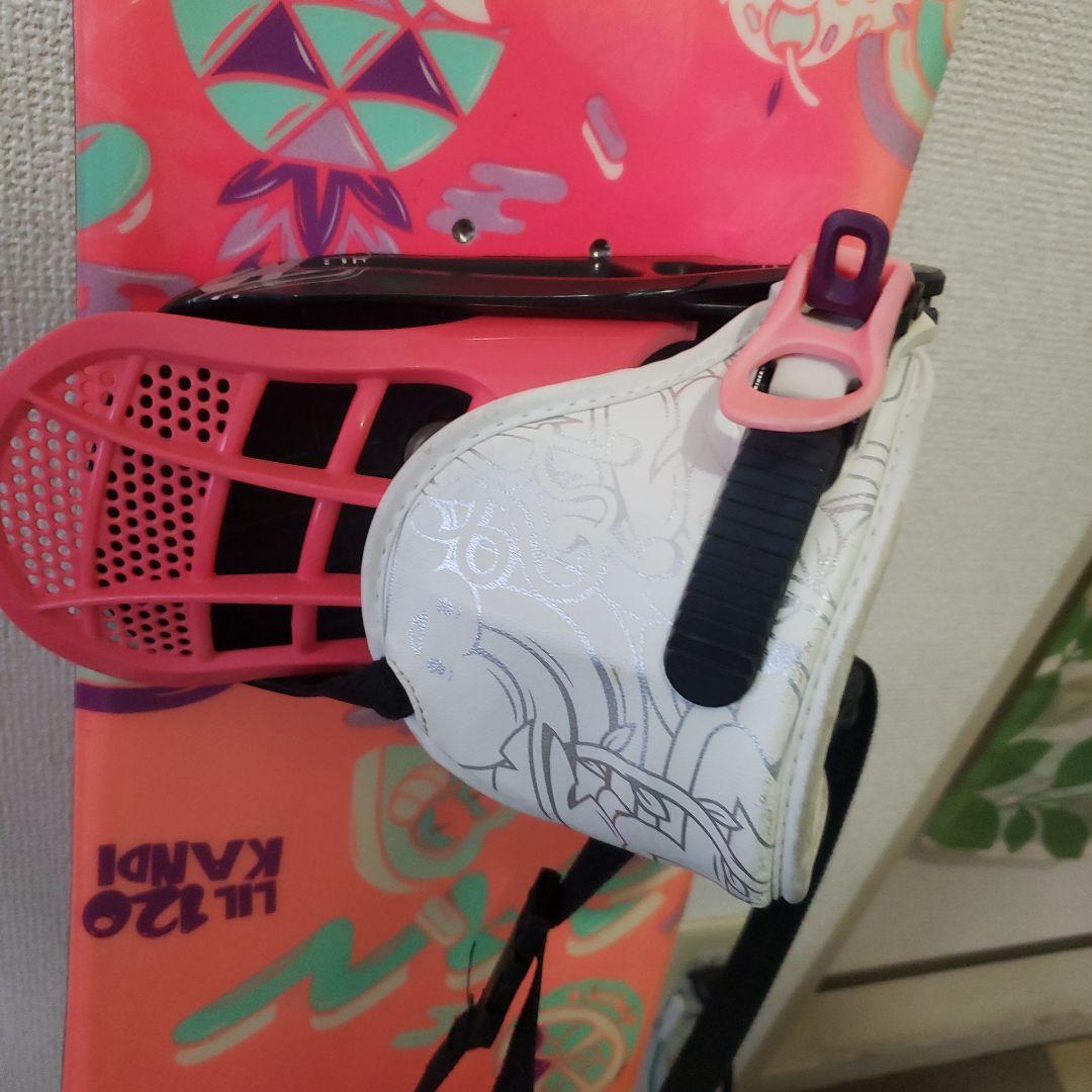 K2 Kandi スノーボード ビンディング付き　キッズ120cm