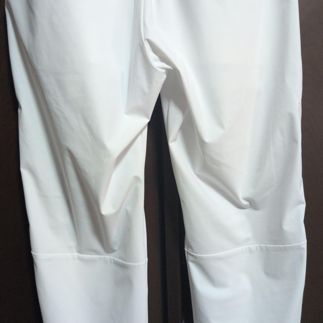 SY32:メンズ:Lサイズ:カルビコ スリム サイドラインパンツ:白/黒ライン