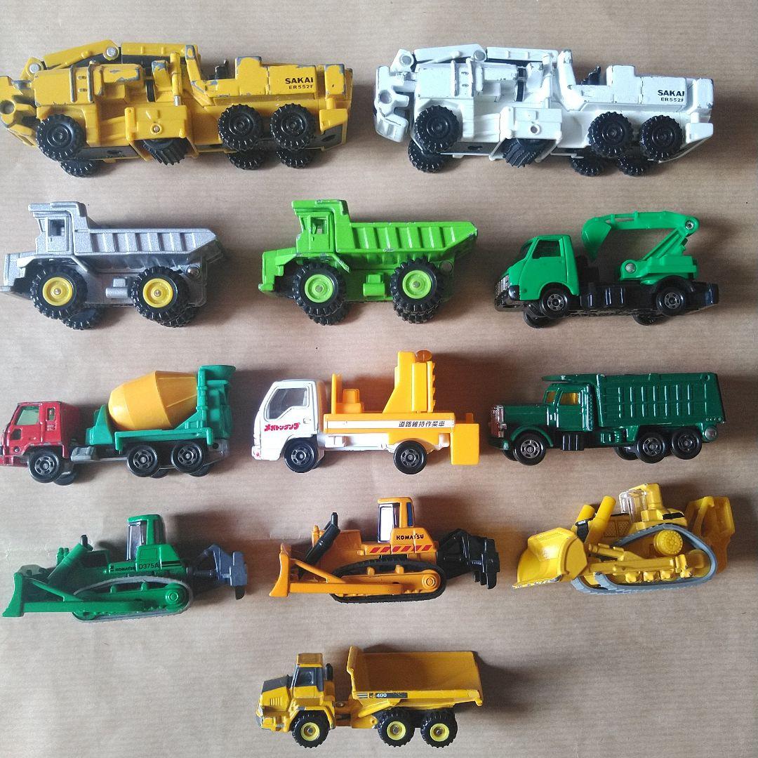 トミカ はたらく車 道路 建設 工事 現場 ジャンク 廃盤 絶版 レア 140台
