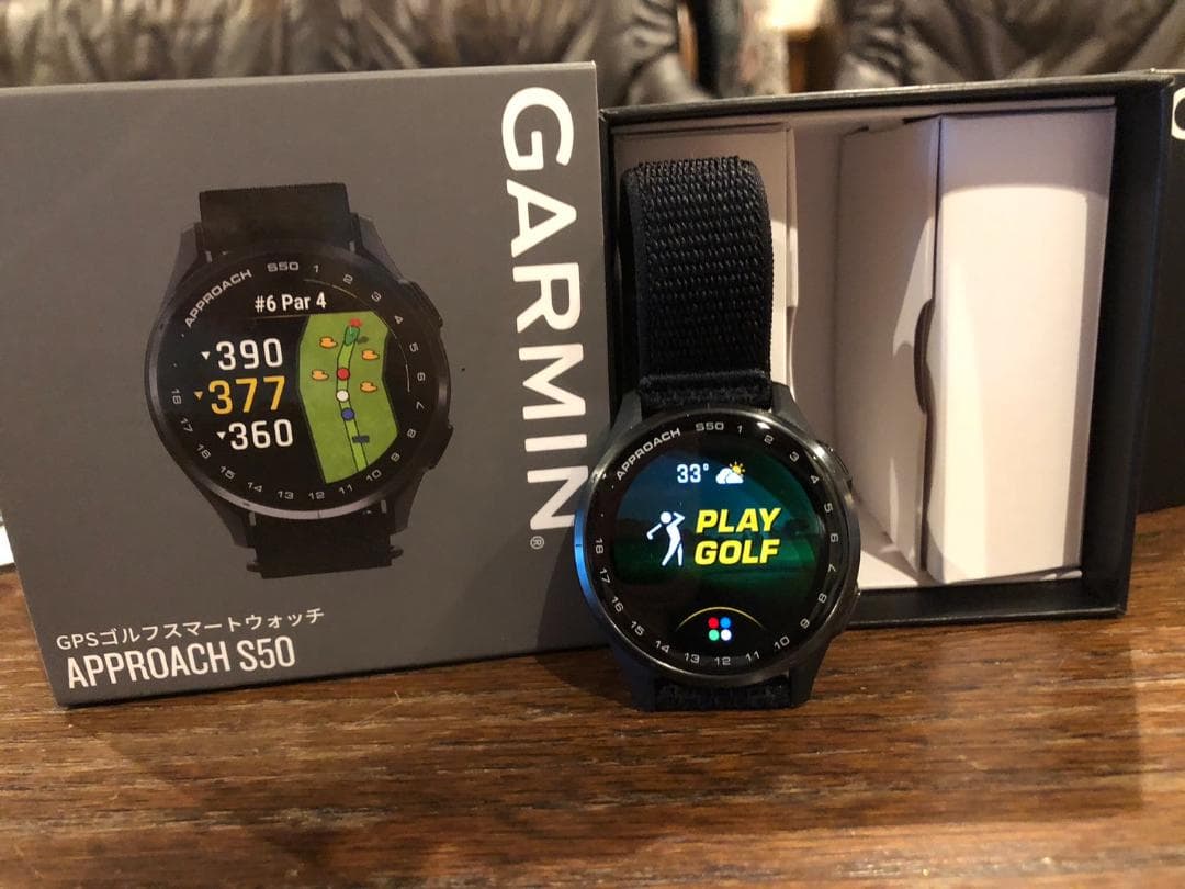 GARMIN Approach S50 ブラック GPSゴルフスマートウォッチ