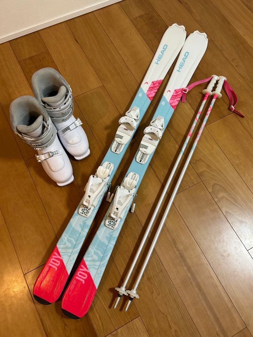 ■HEAD■ジュニア用スキーセット■板137/靴24-24.5■