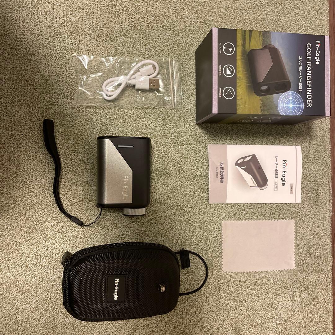 ゴルフ用レーザー距離計　ピンイーグル 三点間距離　菅楓華プロ推奨