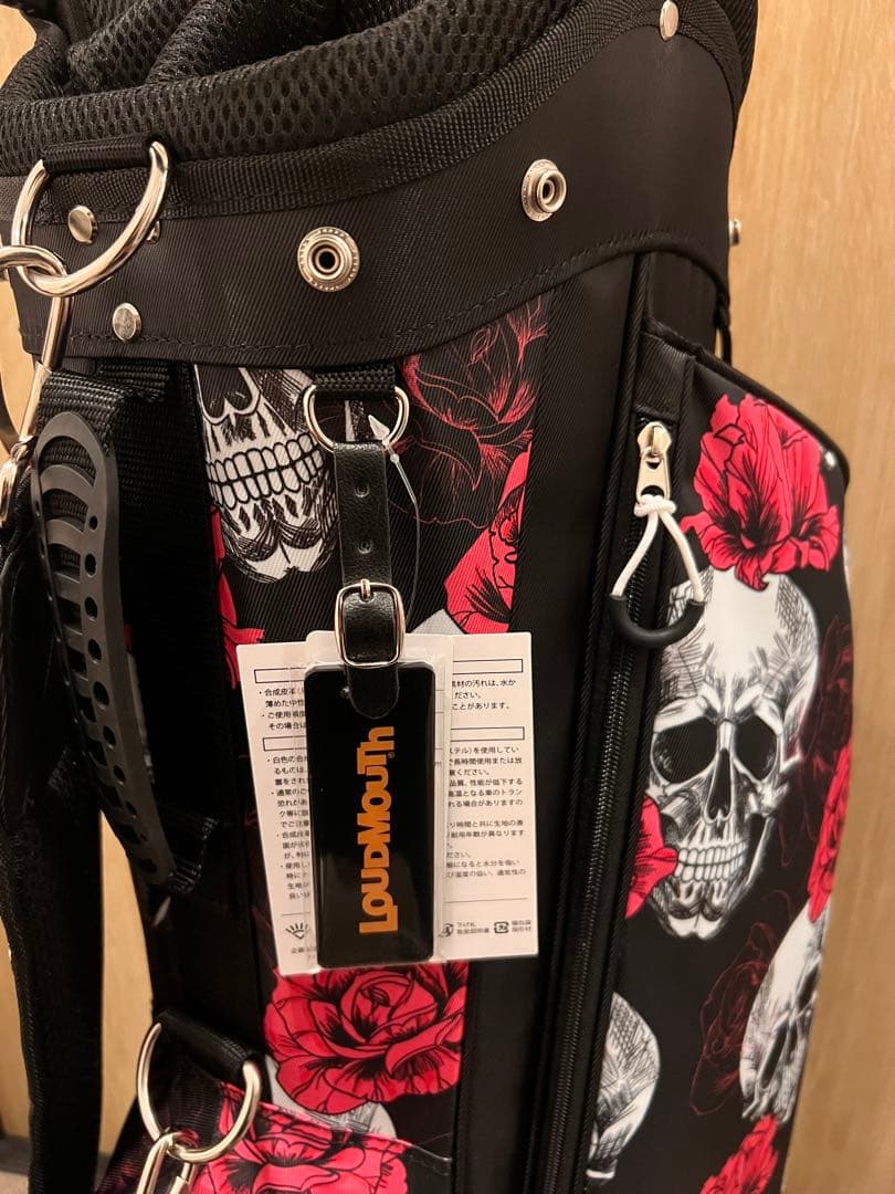 Loudmouth/ラウドマウス スタンドキャディバッグ/スカルアンドローズ