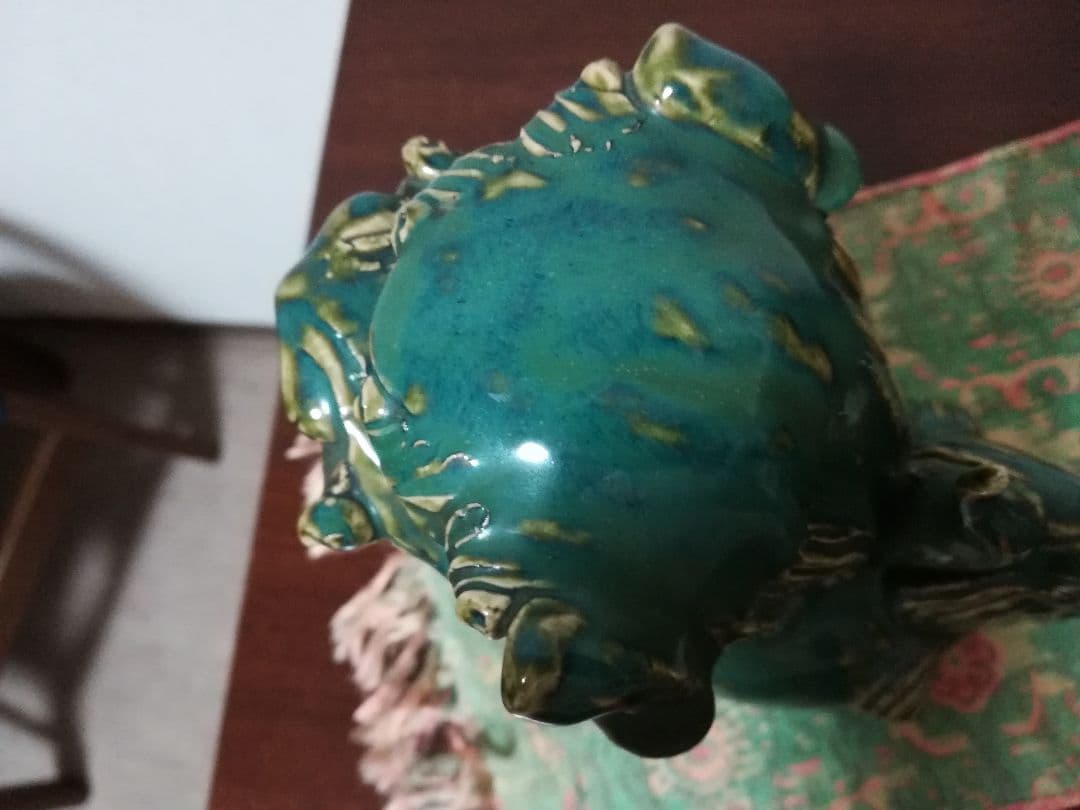 ⭐絶品 レア物 遺品少数 琉球陶芸の重鎮 小橋川永昌造 シーサー 置物 骨董品