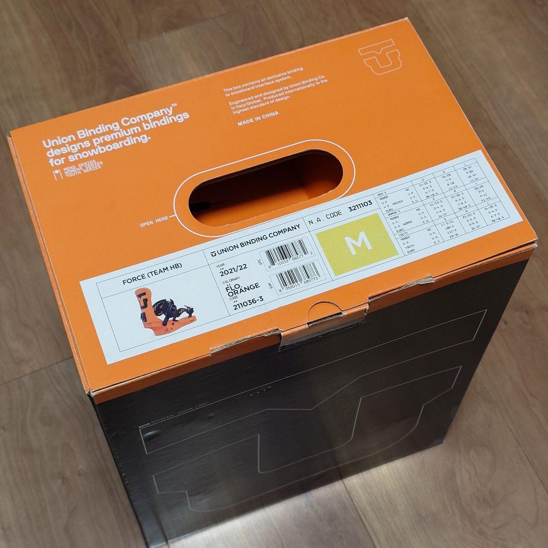 21-22モデル UNION FORCE Mサイズ FLO.ORANGE