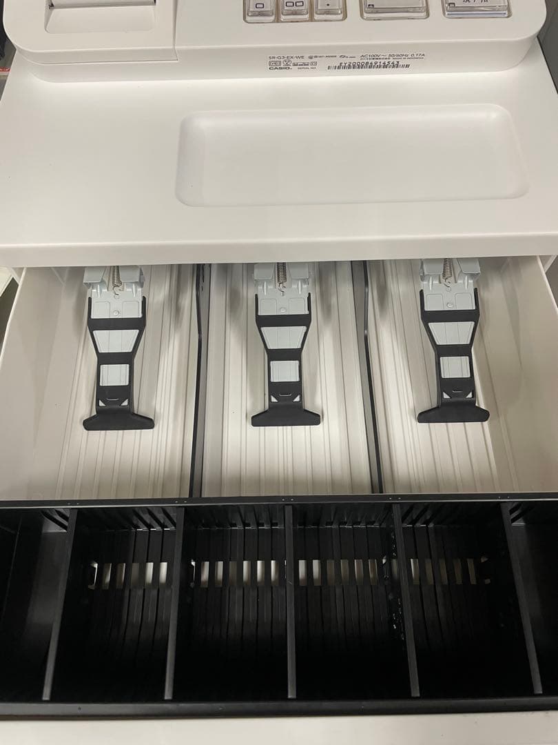 CASIO SR-G3-EX レジスター ホワイト