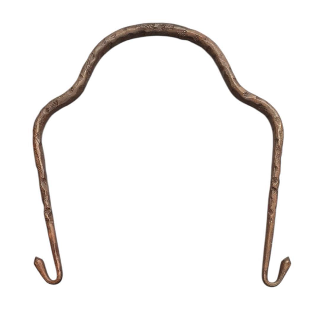 茶道具 釣釜道具一式 山本閑浄作 共箱・栞付 鎖約240cm