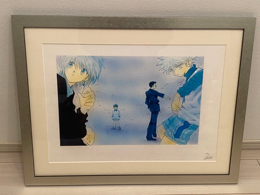 【新品】冨樫義博展限定　HUNTER×HUNTER 額装高精細複製原画