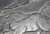 端硯 清代 湖南省文物交流中心写真証明書付き(yh)