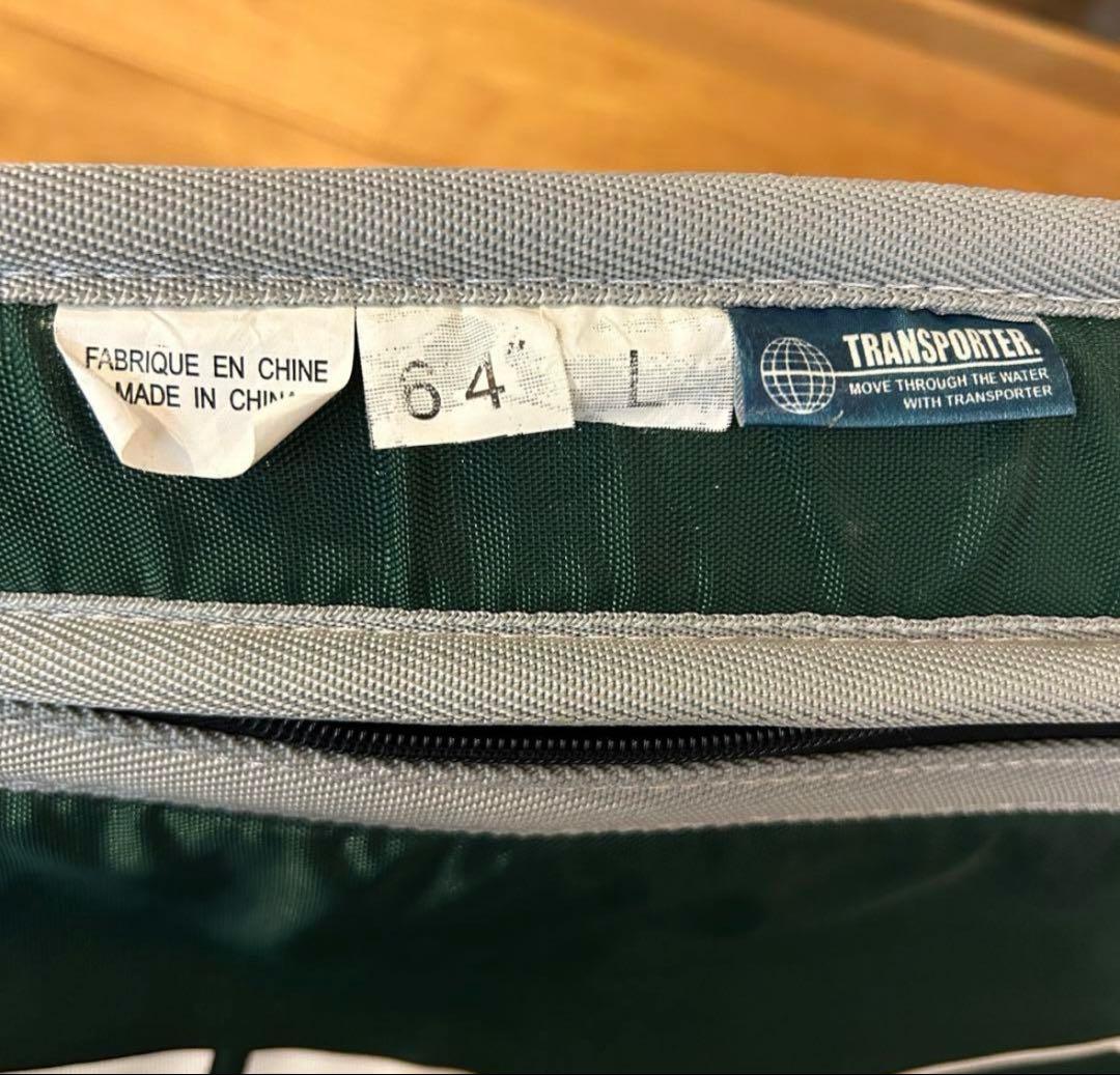 TRANSPORTER サーフボードケース 6'4 L緑