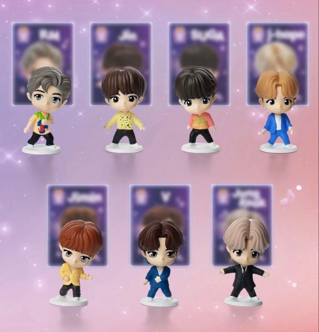 BTS Tiny Tan Throwback Edition 7体セットシール付