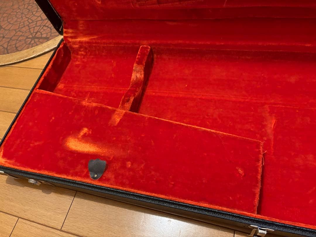 60〜70年代フェンダージャズベプレベ用ブラックトーレックスケース　Fender