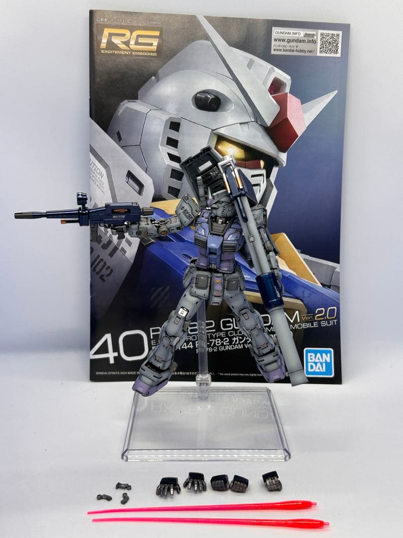 RG 1/144 RX-78-2 ver2.0 全塗装完成品