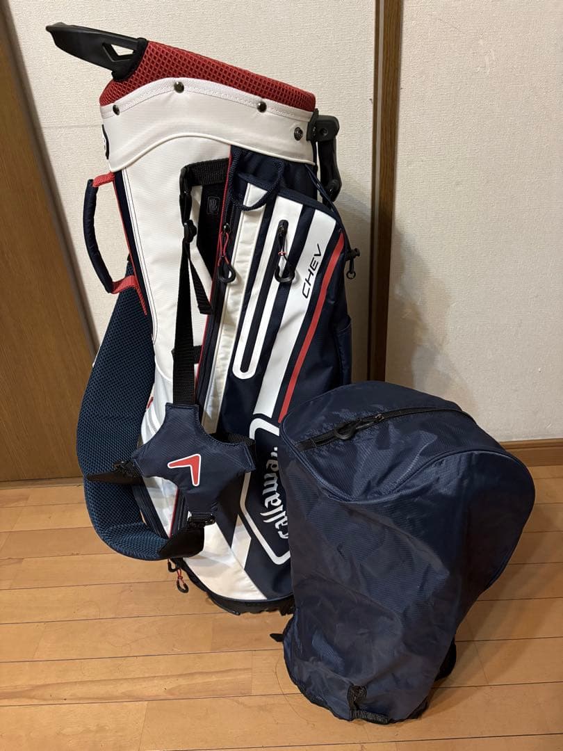 使用感小　完売　キャロウェイ　スタンド　トリコロール　軽量　ユニセックス