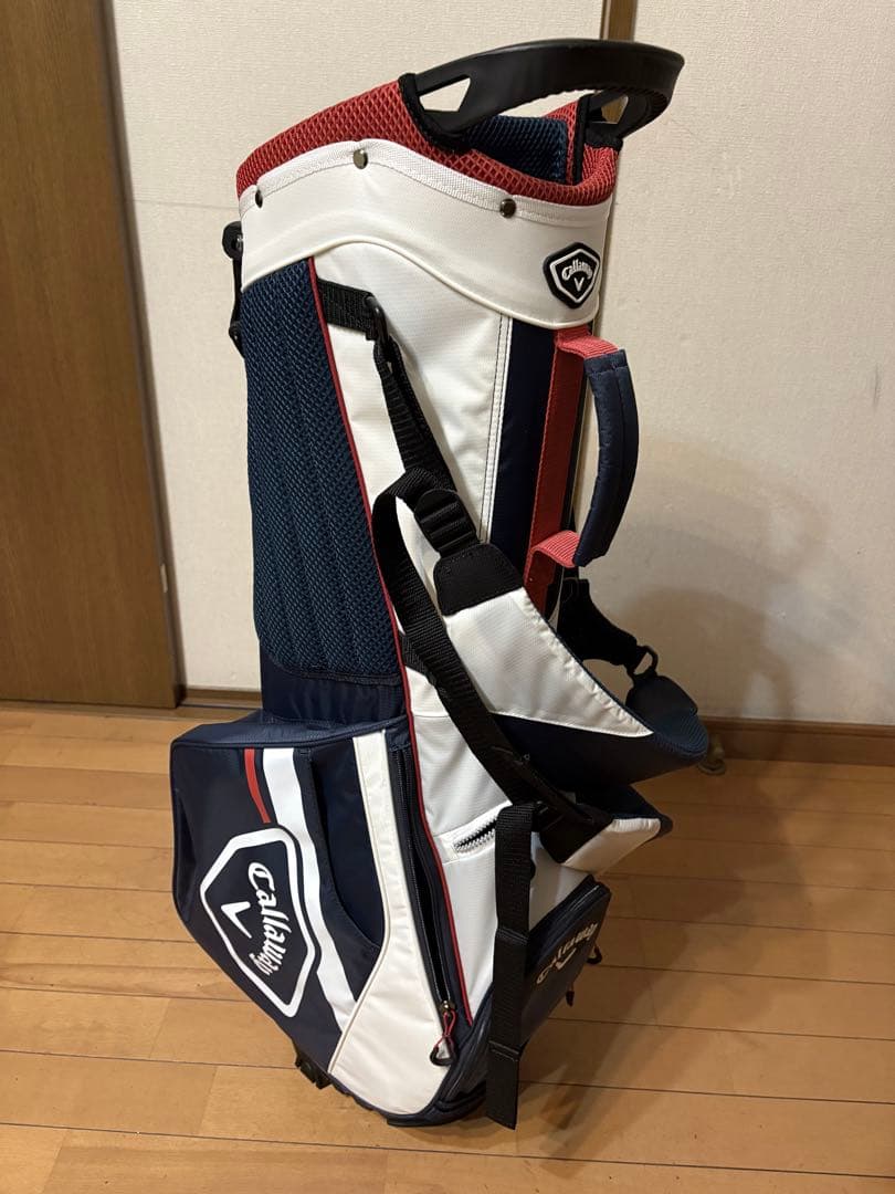 使用感小　完売　キャロウェイ　スタンド　トリコロール　軽量　ユニセックス