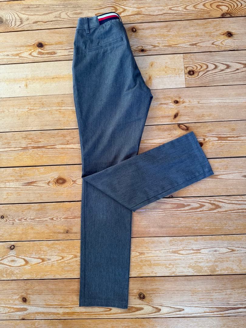 新品！トミーヒルフィガー グレー パンツ ウエストゴム付き