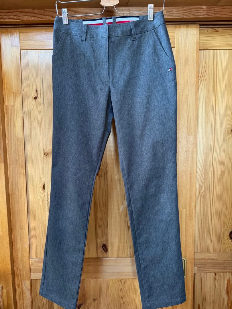 新品！トミーヒルフィガー グレー パンツ ウエストゴム付き