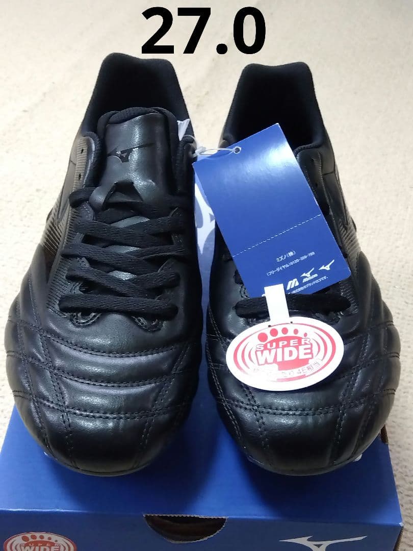 ラグビースパイク／27.0／黒×黒／R1GA200100／新品・未使用品