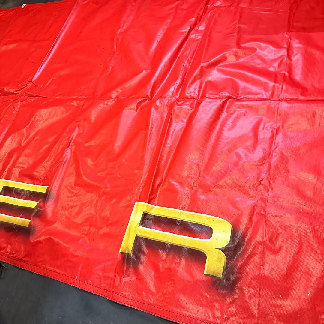 【超巨大・激レア】Budweiser (バドワイザー) 大型バナー 約9.7m