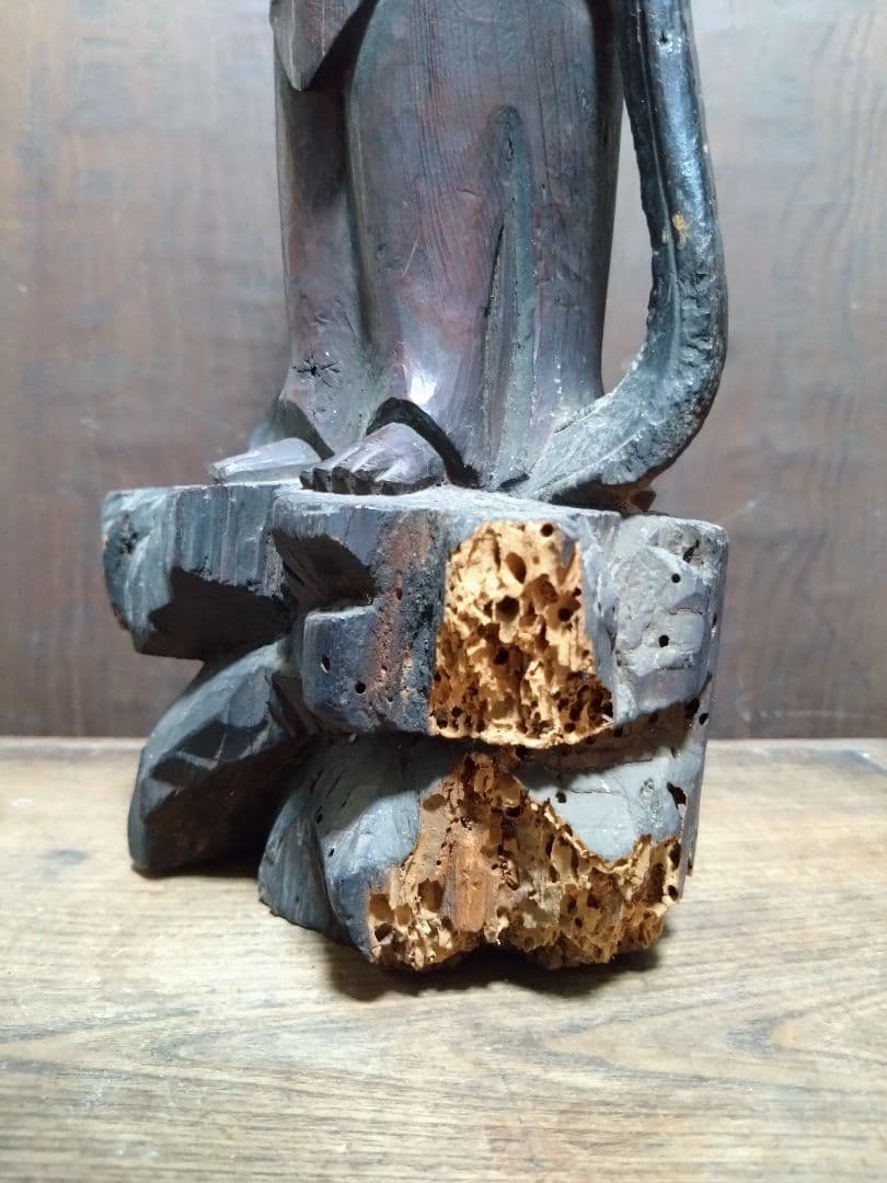 十一面千手観音菩薩立像　仏像神像　木彫　室町時代　金銅仏