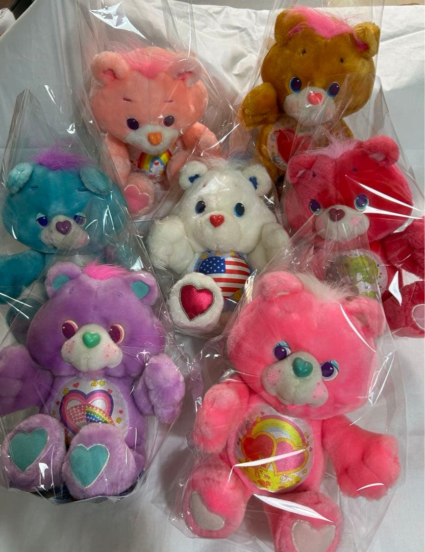 【激レア】環境ベア　全7体コンプリートセット　ぬいぐるみ ケアベア　ヴィンテージ