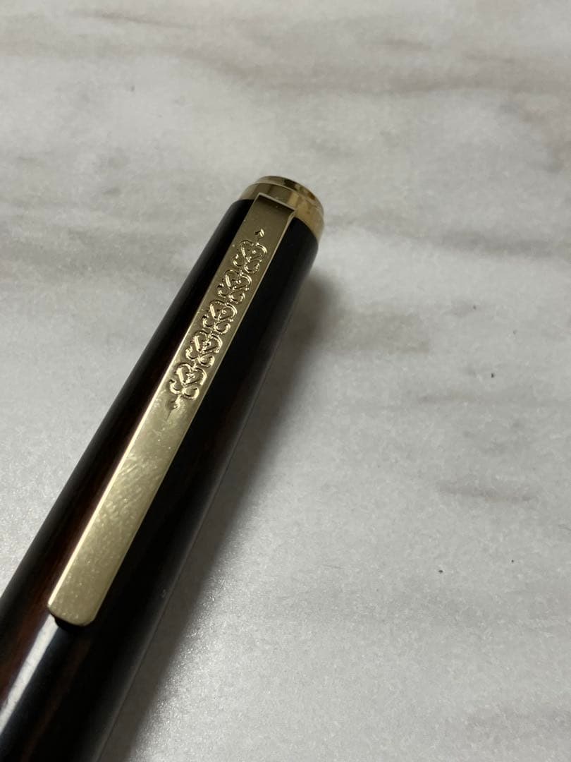 ジャンク★Sailor　セーラー　万年筆　木軸　世界の銘木シリーズ　18K