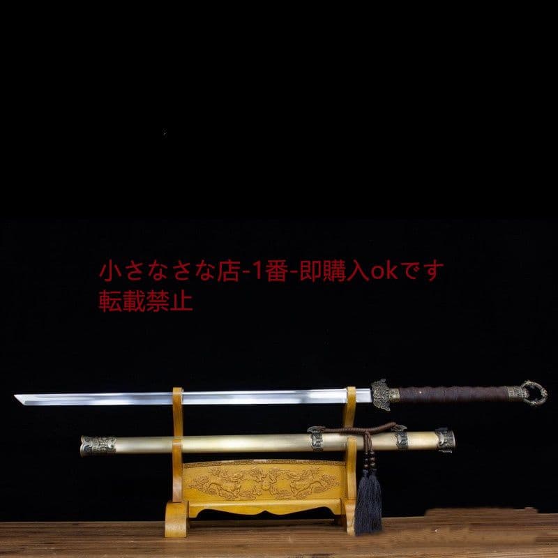 リング頭唐横刀を刻む 武具 刀装具 日本刀 唐剣  模造刀·模擬刀  居合刀