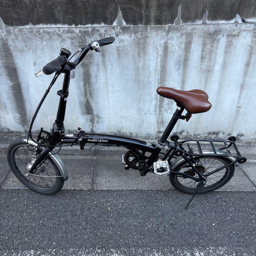 【2025年式】ハリークイン電動折りたたみ自転車 PORTABLE E-BIKE